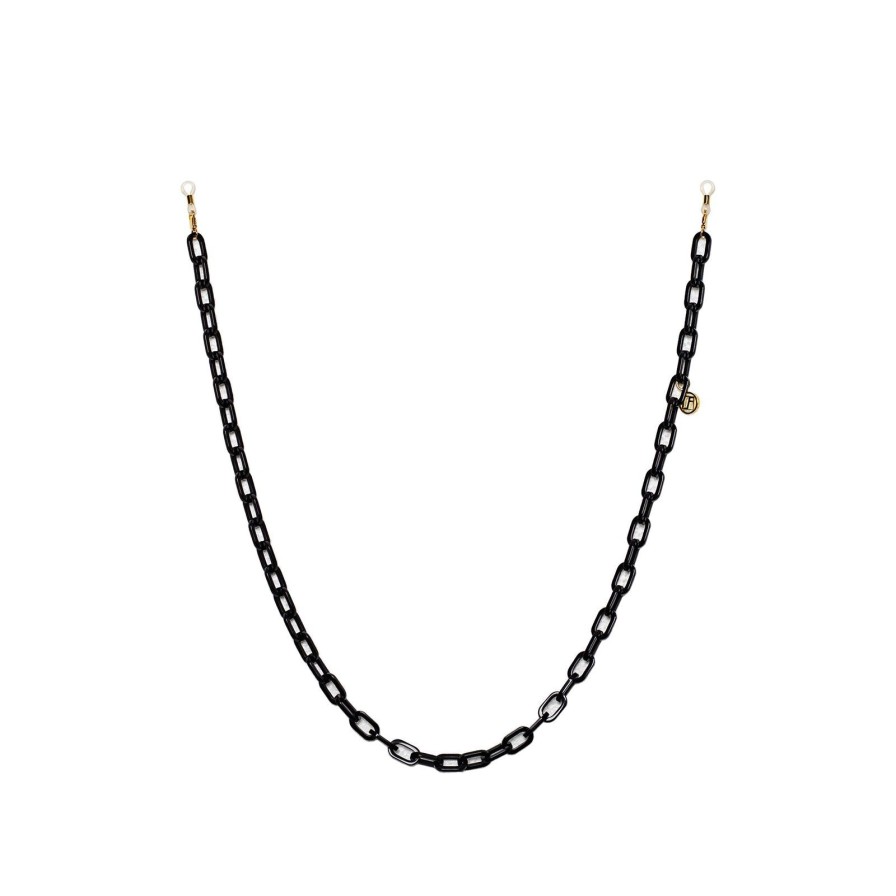 Accessori LINDA FARROW | Linda Farrow | Black Small Square Chain